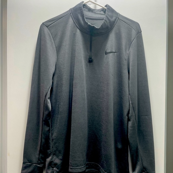 Nike Other - NIKE Dri-Fit Grey Long Sleeve Quarter Zip